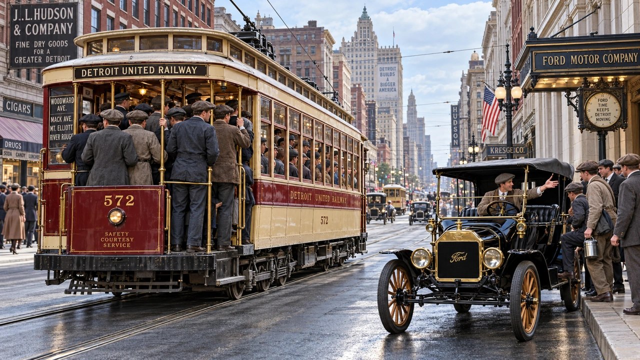 Why Detroit autoworkers turned family cars into jitneys